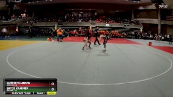 88 lbs Quarterfinals (8 Team) - Bryce Kraemer, Rocori vs Jamesen Hansen, Staples