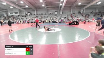 85 lbs Round Of 16 - Gianna Allen, All-American Wrestling Club vs Ayden Jimenez, Grit Mat Club Blue