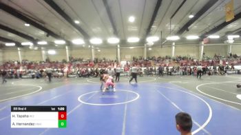 116 lbs Rr Rnd 4 - Hailey Tapaha, Rez WC vs Athena Hernandez, High Elevation WC