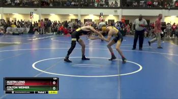 125 lbs Champ. Round 1 - Austin Long, Averett University vs Colton Weimer, Adrian