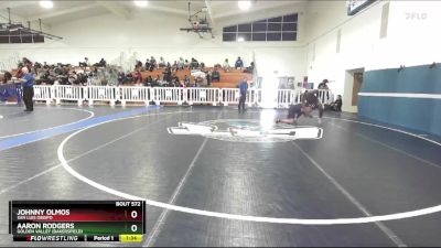 138 lbs Champ. Round 3 - Johnny Olmos, San Luis Obispo vs Aaron Rodgers, Golden Valley (Bakersfield)