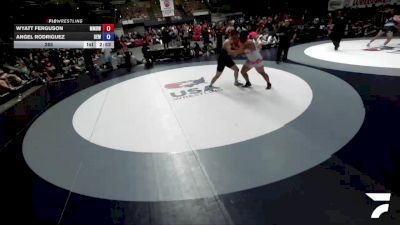 285 lbs Wyatt Ferguson, MDWA - Mount Diablo Wrestling Association vs Angel Rodriguez, IEWA - Inland Empire Wrestling Association