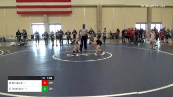 93 lbs Prelims - Michael Boulard, Killa Bees ES vs Braydon Swanson, TYW ES