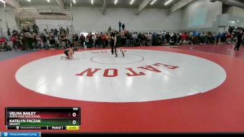 105 lbs Quarterfinal - Katelyn Faczak, Bennett vs Velma Bailey, North Fork High School