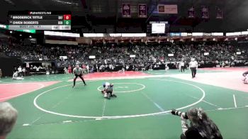 61 lbs Champ. Round 2 - Owen Roberts, DONA vs Broderick Tittle, BAY2