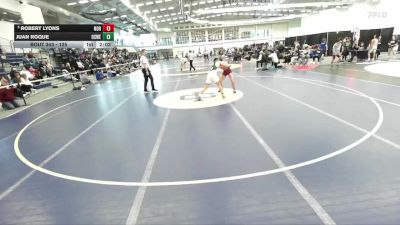 125 lbs 3rd Place Match - Juan Roque, Oswego State vs Robert Lyons, Norwich