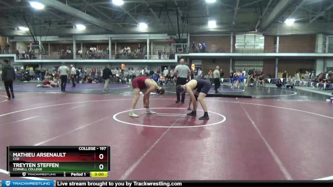 197 lbs 3rd Place Match - Mathieu Arsenault, Coe vs Treyten Steffen ...