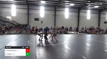 70 lbs Final - Cale Richardson, Oklahoma vs Cole Speer, Team Grind House