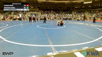 80 lbs Consolation - Jayden Ortiz, Coweta Tiger Wrestling vs Grayson Orrel, Berryhill Wrestling Club