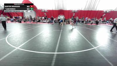 14U Boys - 140 lbs Cons. Round 3 - Liam Busch, Wisconsin vs Sawyer Brueggen, Wisconsin