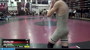 106 lbs Quarterfinal - Mitchell Pins, Dubuque Hempstead vs Max Panosh, Cedar Rapids Kennedy