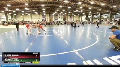 105 lbs Rd# 5- 3:45pm Friday Final Pool - Slater Thomas, Iowa Black vs Aizak Fetters, Aggression Legionaries