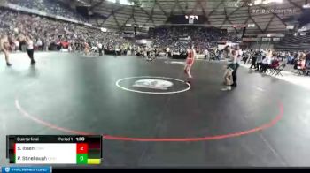 1 lbs Quarterfinal - Stephen Ibsen, Castle Rock vs Parker Stinebaugh, Lakeside (Nine Mile Falls)