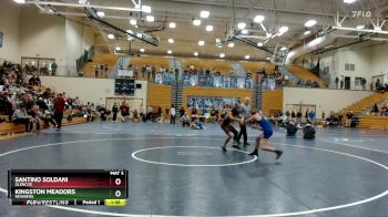 126 lbs Quarterfinal - Santino Soldani, Glencoe vs Kingston Meadors, Newberg