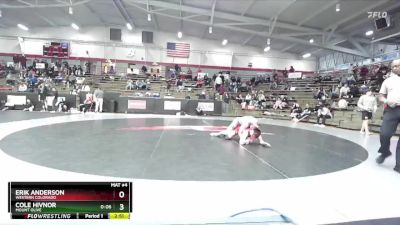 174 lbs Cons. Round 2 - Cole Hivnor, Mount Olive vs Erik Anderson, Western Colorado