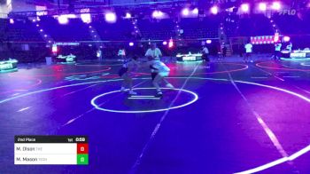 116 lbs 2nd Place - Mackenzie Olson, The Best Wrestler vs McKenzy Mason, Tech Fall Elite