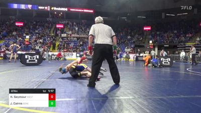 87 lbs Consy 3 - Hayden Seymour, West Allegheny vs Jaxon Cairns, Seneca Valley