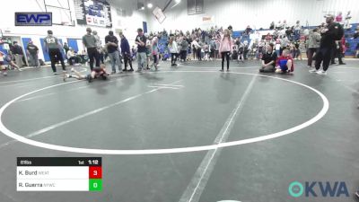 61 lbs Final - Kol Burd, Weatherford Youth Wrestling vs Rydin Guerra, Newcastle Youth Wrestling