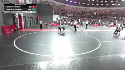 120 lbs Cons. Round 1 - Bentley Pickett, Warrior Youth Wrestling vs Grayson Iglinski, Waterford Youth Wrestling Club