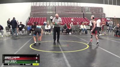 105 lbs Quarterfinals (8 Team) - Jeremy Carver, Mat Assassins vs Noah Goelz, Indiana Outlaws