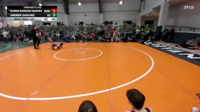 120 lbs Cons. Round 1 - Esteban Rodriguez Quinones, Hill Country Wildcats Wrestling Club vs Andrew Sanchez, Apex Grappling Academy