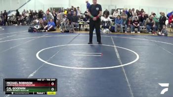 119 lbs Cons. Round 2 - Cal Goodwin, North Branch Youth WC vs Michael Robinson, Constantine Falcon Wrestling