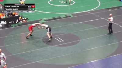 172 lbs Consi Of 16 #1 - Jack Chevalier, Blackhawk vs Dalton Knapp, Titusville