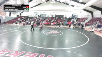 125 lbs Semifinal - Cole Blalock, Huntingdon vs Jose Salinas Nava, Schreiner