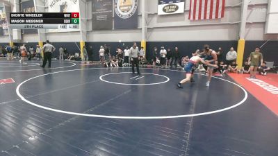 130 lbs 5th Place - Dionte Wheeler, Whitehall vs Mason Messner, Denver