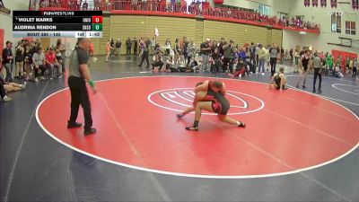 140 lbs Quarterfinal - Violet Marks, Union vs Audrina Rendon, Sunnyside