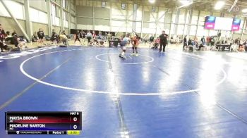 62 lbs Cons. Round 2 - Maysa Brown, AK vs Madeline Barton, MO