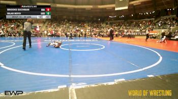 49 lbs Round Of 32 - Brooks Suchman, Moen Wrestling Academy vs Silas Boyd, Harrah