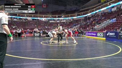 215 lbs First Round - Ethan Brownback, Wilson vs Kendahl Hoare, DuBois