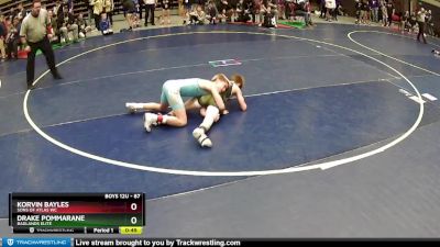 87 lbs Champ. Round 2 - Korvin Bayles, Sons Of Atlas WC vs Drake Pommarane, Badlands Elite