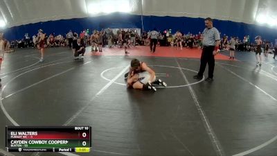 88 lbs Round 4 (6 Team) - Cayden Cowboy Cooperman, Buxton vs Eli Walters, Pursuit WC