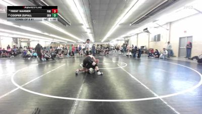 171 lbs Consi Of 8 #1 - Trent Warner, Pine Grove vs Cooper Zufall, Erin