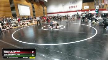 138 lbs Quarterfinal - Loomis Alexander, Greybull/Riverside vs Ashton Leegaard, Thunder Basin