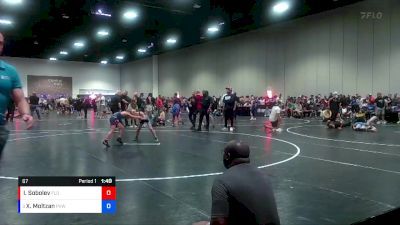 67 lbs Round 3 - Xander Moltzan, Ponte Vedra Wrestling vs Ivan Sobolev, Florida