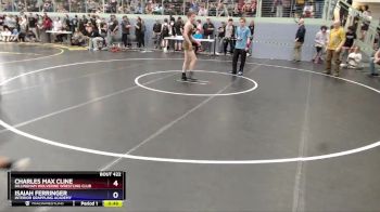 130 lbs Quarterfinal - Charles Max Cline, Dillingham Wolverine Wrestling Club vs Isaiah Ferringer, Interior Grappling Academy