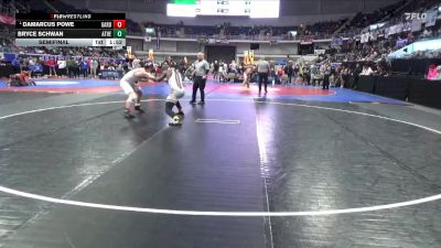 6A 175 lbs Semifinal - Damarcus Powe, Gardendale Hs vs Bryce Schwan, Athens