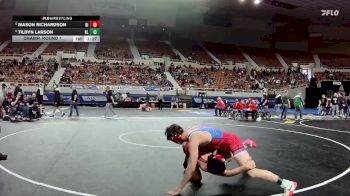 150-D4 Champ. Round 1 - Tildyn Larson, Holbrook High School vs Mason Richardson, Bisbee High School