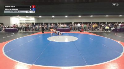 148 lbs Round Of 16 - Greta Brus, IA vs Belicia Manuel, MI