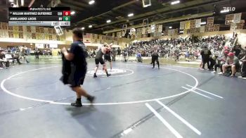 190 lbs Champ. Round 1 - Abelardo Leos, Murrieta Valley vs William Martinez Gutierrez, Corona Centennial