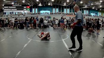 52 lbs Quarterfinals (8 Team) - Mikey Pannorfi, Buxton Squeeze vs Brantley Dalton, Cocoa Beach WC