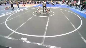 60 lbs Quarterfinal - Quincy Nanquilada, Mat Demon Wrestling Club vs Cooper Lehman, LA FAMILIA NEW MEXICO