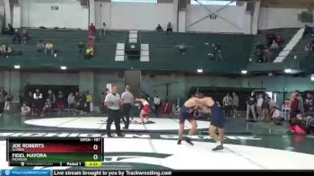 157 lbs Cons. Round 4 - Fidel Mayora, Michigan vs Joe Roberts, Illinois