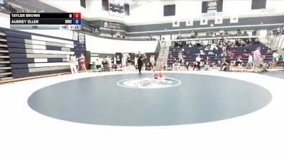 100 lbs Round 5 (6 Team) - Tayler Brown, Idaho vs Audrey Eller, Sanderson Wrestling Academy 2
