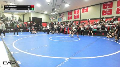 110 lbs Rr Rnd 1 - Jadyn Harper, Poteau vs Macy Dobson, Wilson-Henryetta