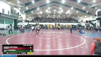 105 lbs Cons. Round 2 - Rye Cummings, Vale vs Aaron Matthew, Meridian