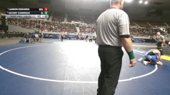 108-D3 1st Place Match - Landon Edwards, Mica Mountain High School vs Jacoby Cardenas, Safford High School
